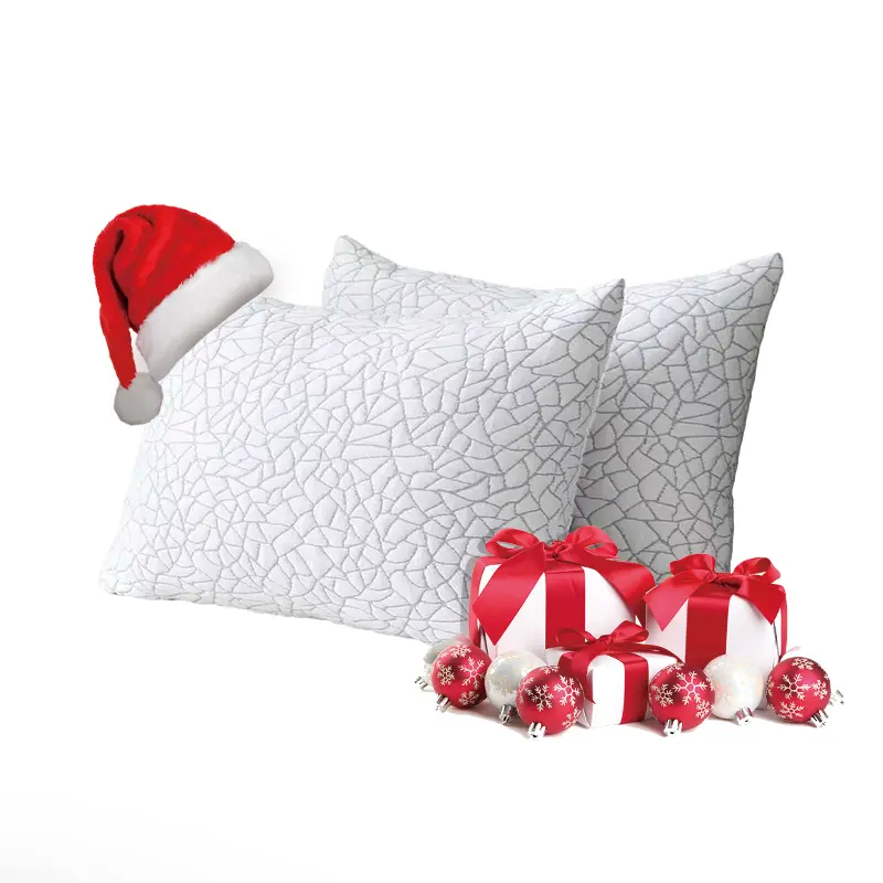 Christmas sale    Memory Pillows, Bed Pillows Queen Size Set of 2, Soft-Firm Pillows for Sleeping, 100% Viscose from Bamboo Pillow Cover