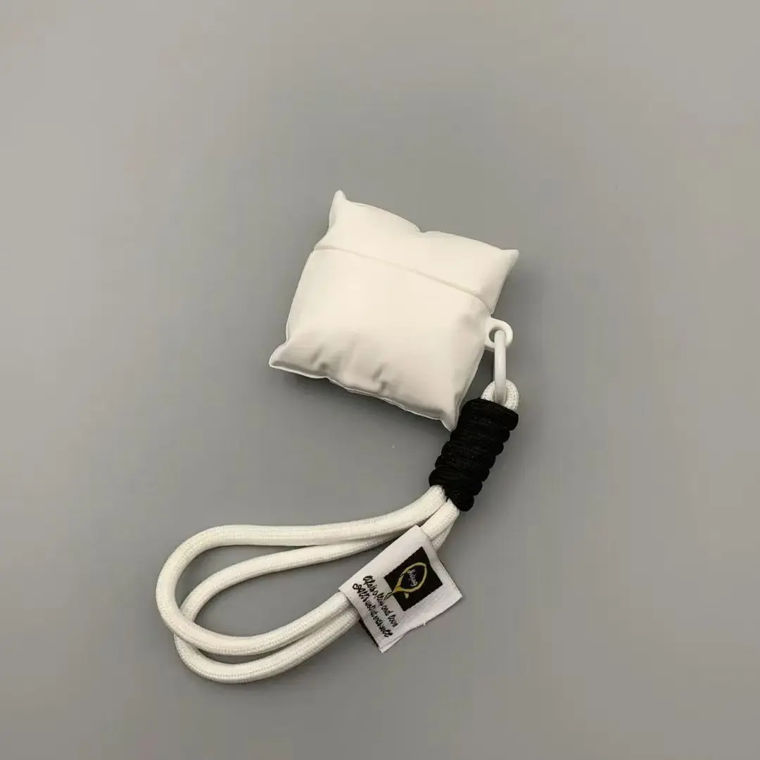 Creative Pillow Silicone Bluetooth-compatible Earphone Case, Audio Accessories, Soft Shell for Generations 1/2/3, Fun Design Protective Cover, Portable, Durable, Protection, Headphone Accessories