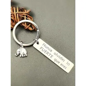 Elephant Design Keychain Stainless Steel for Men & Women Fashionable Alloy Keychain Trendy All-match Exquisite Birthday Gift