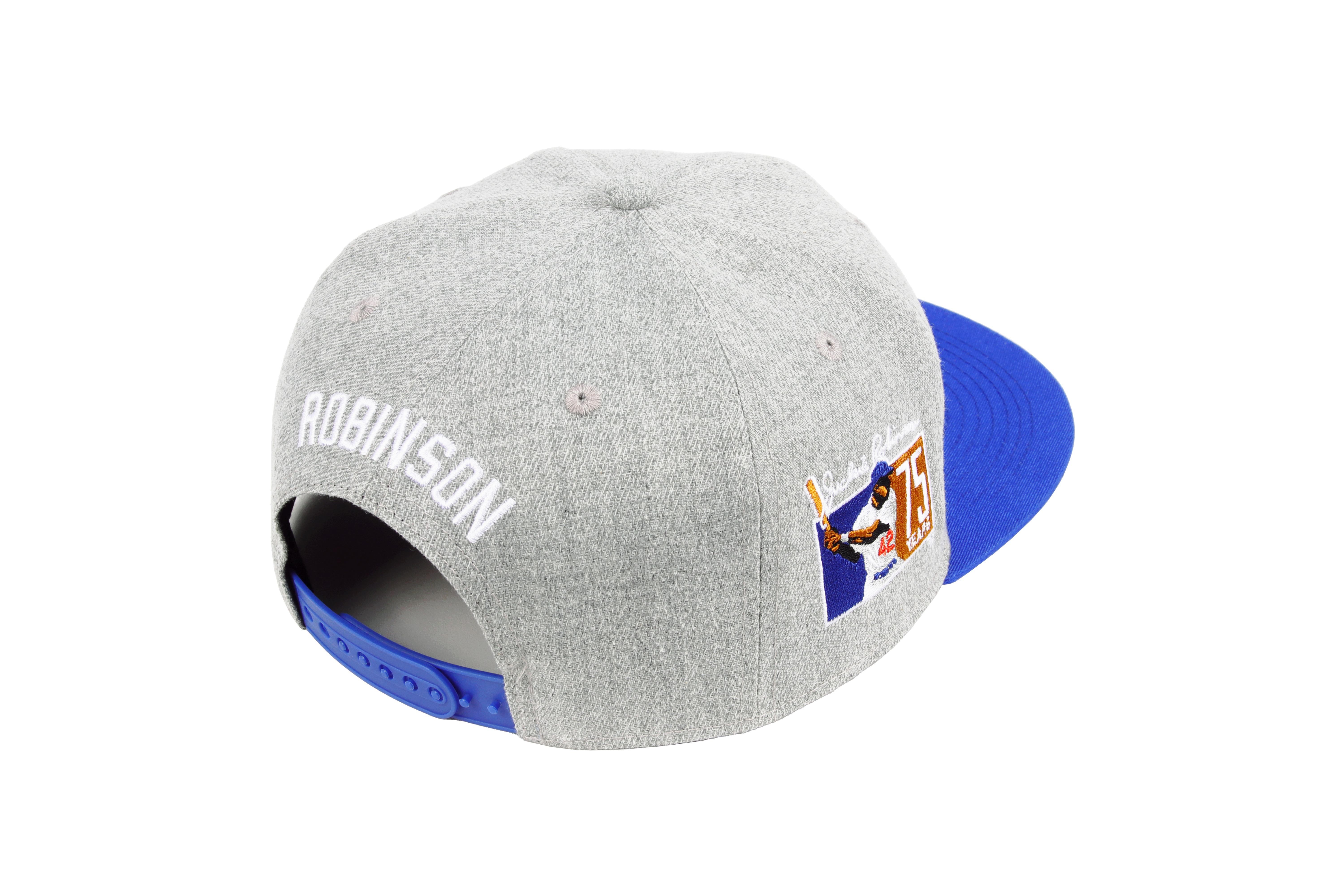 50th Patch #42 Robinson Baseball Day Men's Baseball Cap Blue Black Adjustable Curved Brim Outdoor Sport Hat Dad Cap Snapback Fitted 100% Polyester 3D Embroidery