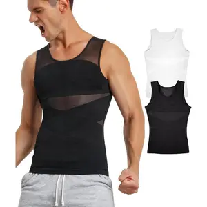 Men's Tummy Control Shaper Compression Vest Shaper Shirt