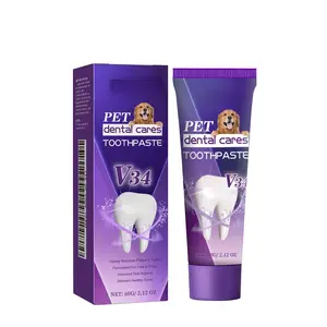 Pet V34 Toothpaste - Pet Toothpaste for Cleaning, Eliminating Bad Breath, Removing Tartar, Protecting Gums and Nourishing Teeth
