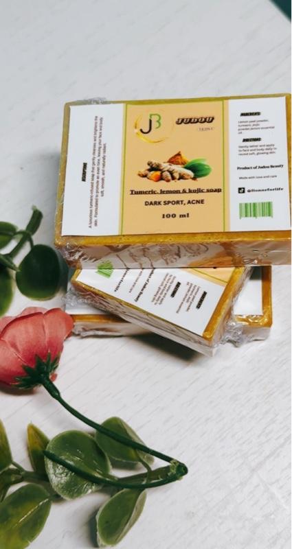 Judoubeauty 3 Bars Turmeric & Kojic Soap Dark Sport for Skin Care Judoubeauty 3 Bars Turmeric & Kojic Soap Dark Sport for Skin Care