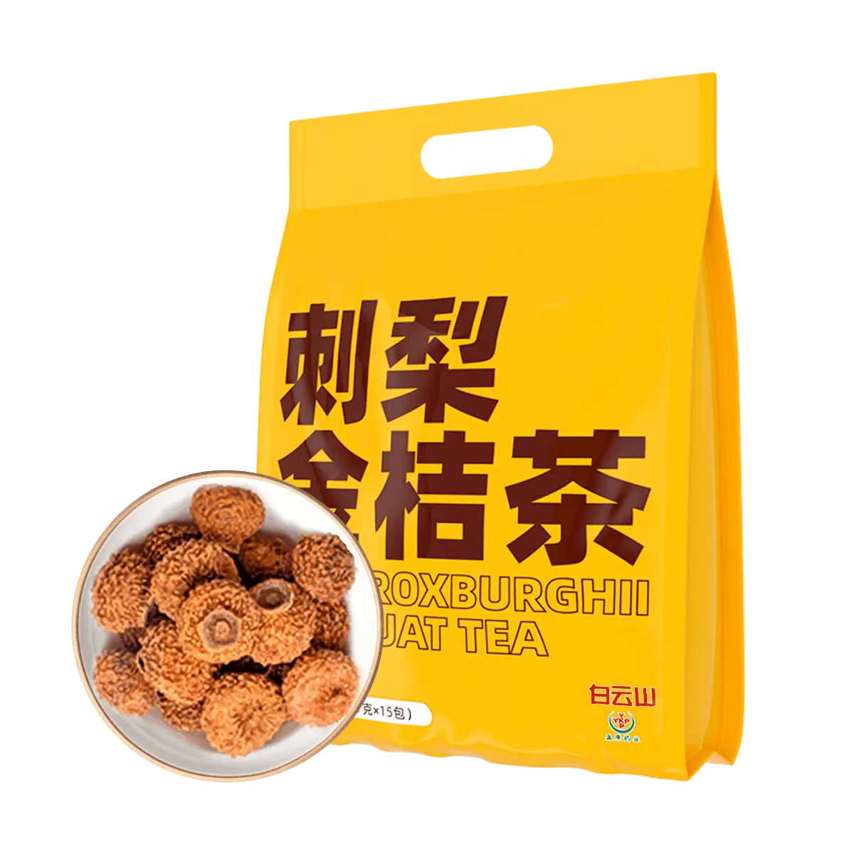 Roselle Hawthorn Poria Jasmine Jujube Pear Tea - 15 Bags, 7g Each GUANGYAOBAIYUNSHAN  Rich in Vitamin C, Antioxidant, Beauty & Wellness