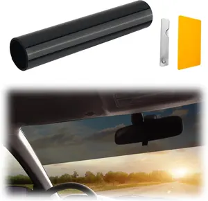 Car Window Tint Film,5% VLT Automotive Window Tint Film Blocks Glare and Protects Eyes,Cuttable Car Tints 59.06"x7.87"