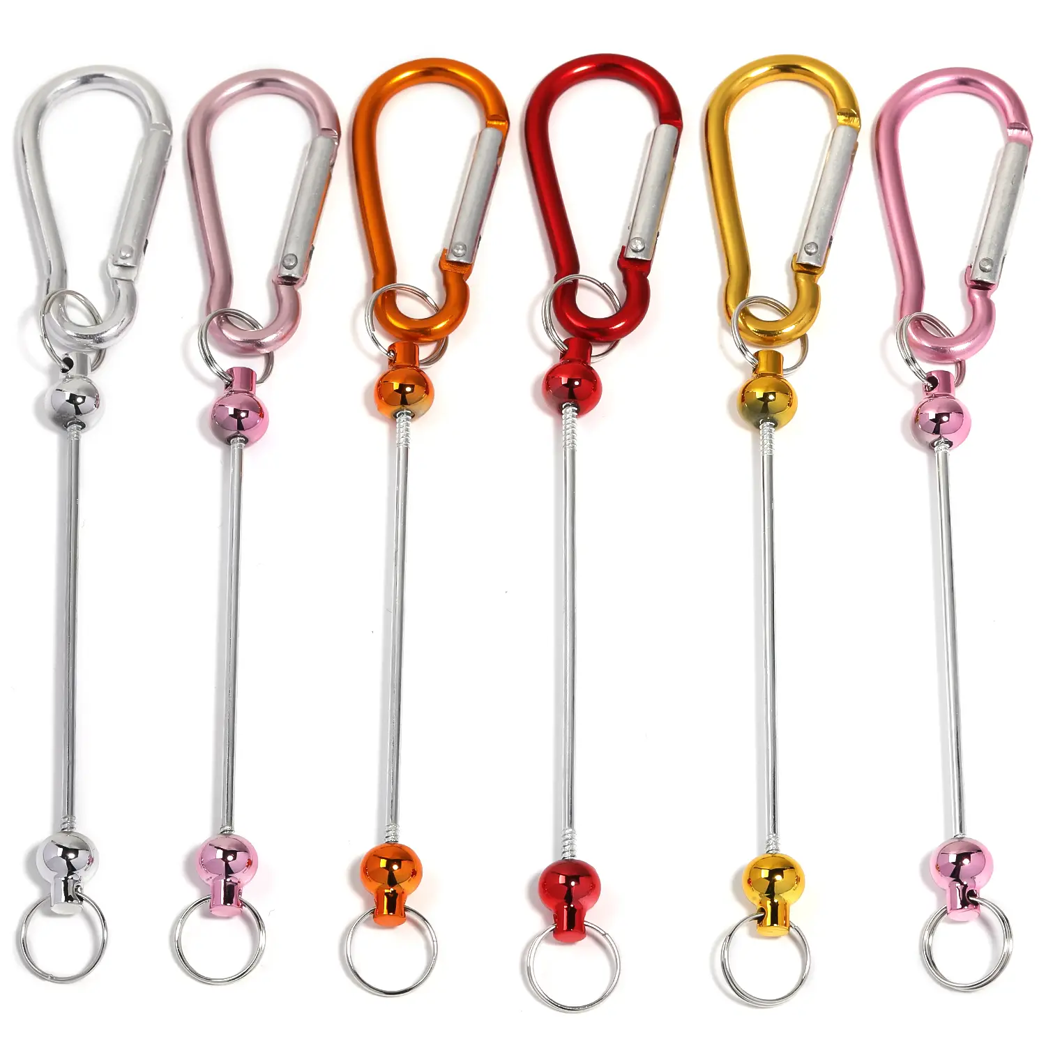 【P165】5pcs Alloy Climbing Buckle Shape DIY Decoration
