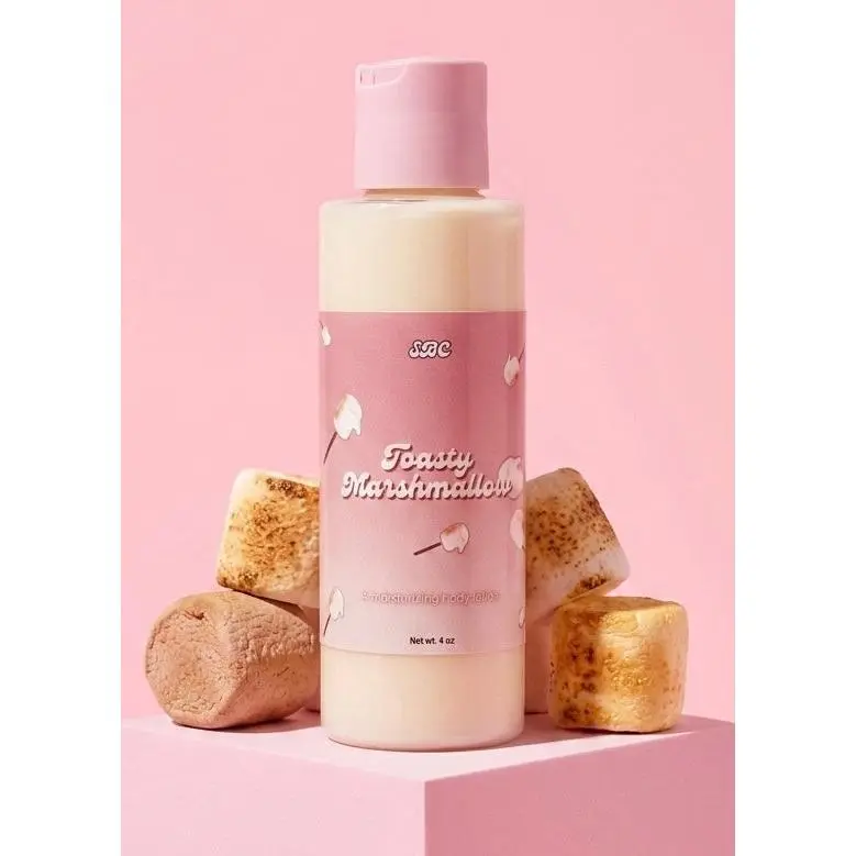 Toasty Marshmallow Body Lotion - Hydrating Formula with 100% Natural Ingredients for Relaxation and Hydration