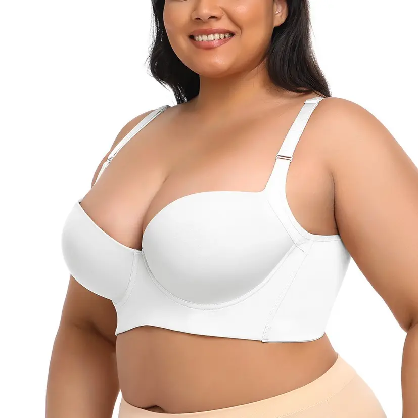 Women's plus-size bras, glossy bras, push-up shapes with underwire