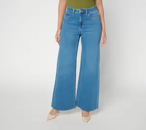 Mally Roncal Petite Wide Leg Full Length FierceFlex Jean Mally Roncal Petite Wide Leg Full Length FierceFlex Jean