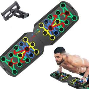 Transform Your Workout: Portable Push-Up Board for Total Body Strength, Foldable Push Up Board, Multifunctional Home Gym for Full Body Workouts push  board