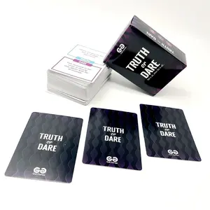 Truth Or Dare Card Game, 1 Box Casual Adult Game Party Board Game Card, Fun Conversation Game, Family Gathering Dinner Must-have Entertainment Game Cards