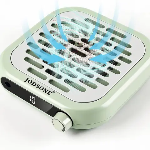 JODSONE Low Noise Nail Dust Collector 6000RPM, Powerful Suction, Portable with 30 Filters | Nail Salon Essential