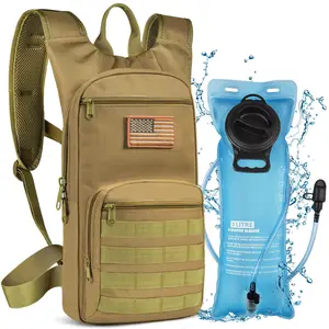 NOOLA 3L Hydration Backpack, Water Backpack with TPU Water Bladder, Tactical Hydration Pack for Men Women, Perfect Molle Water Backpack for Hiking, Biking, and Hunting