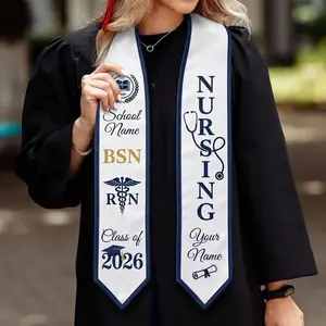 Custom Nursing Stole, Nursing Graduation Stole, RN Stole Nursing Stole Graduation 2026, Nursing Graduation, Nursing Stole Graduate 2026