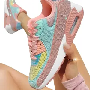 Multicolor Bedazzled Sneakers Multicolor Bedazzled Sneakers