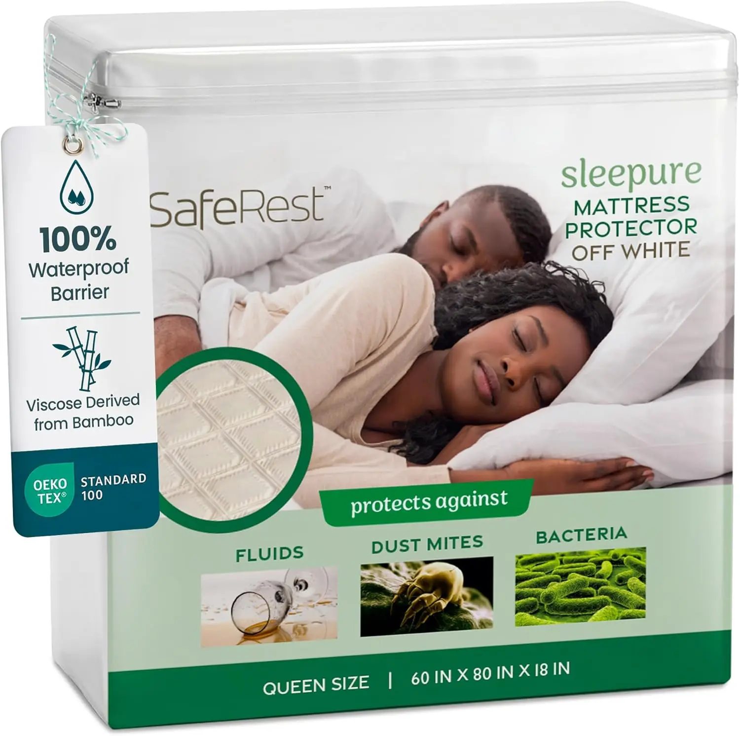 Premium Bamboo Waterproof Mattress Protector