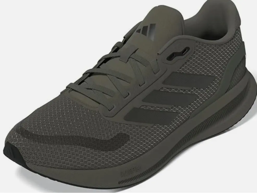 Adidas Men’s Runfalcon 5 Olive Running Shoes Sz 7.5