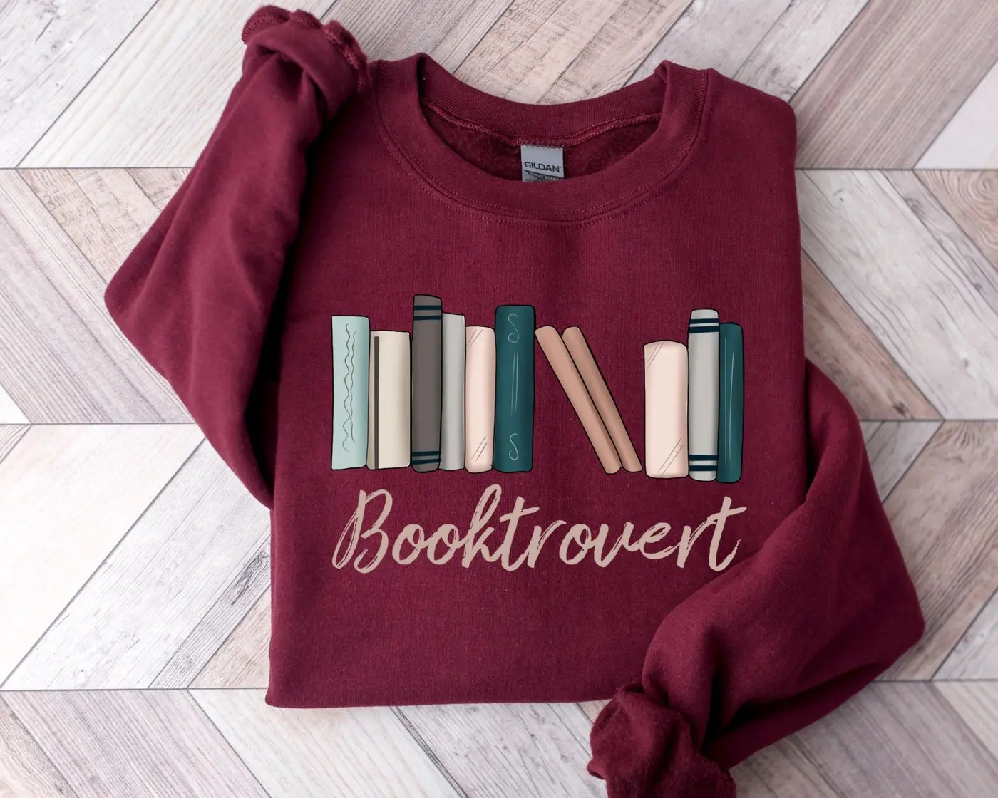 Booktrovert Sweatshirt, Book Lover Sweatshirt, Librarian Teacher Bookish, Gift For Book Lover Teacher, Teacher Gifts, Literature Sweatshir