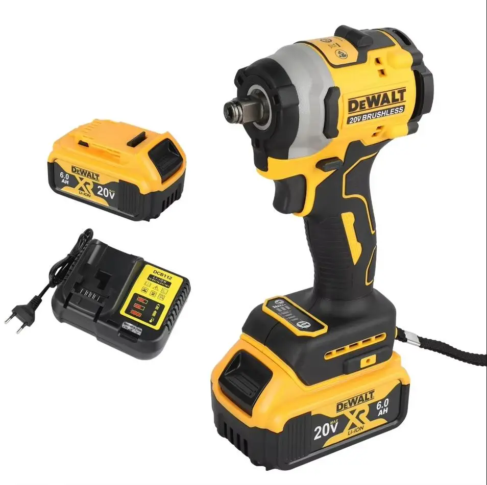 DEWALT DCF850 20V Cordless Impact Wrench | High Torque Power Tool | Rechargeable Lithium Battery | Heavy-Duty Electric Wrench for Auto & Construction