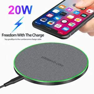 20W Wireless Charger Phone Charging Pad compatible with iphone 16 15 14 13 12 11 X compatible with Samsung galaxy charger