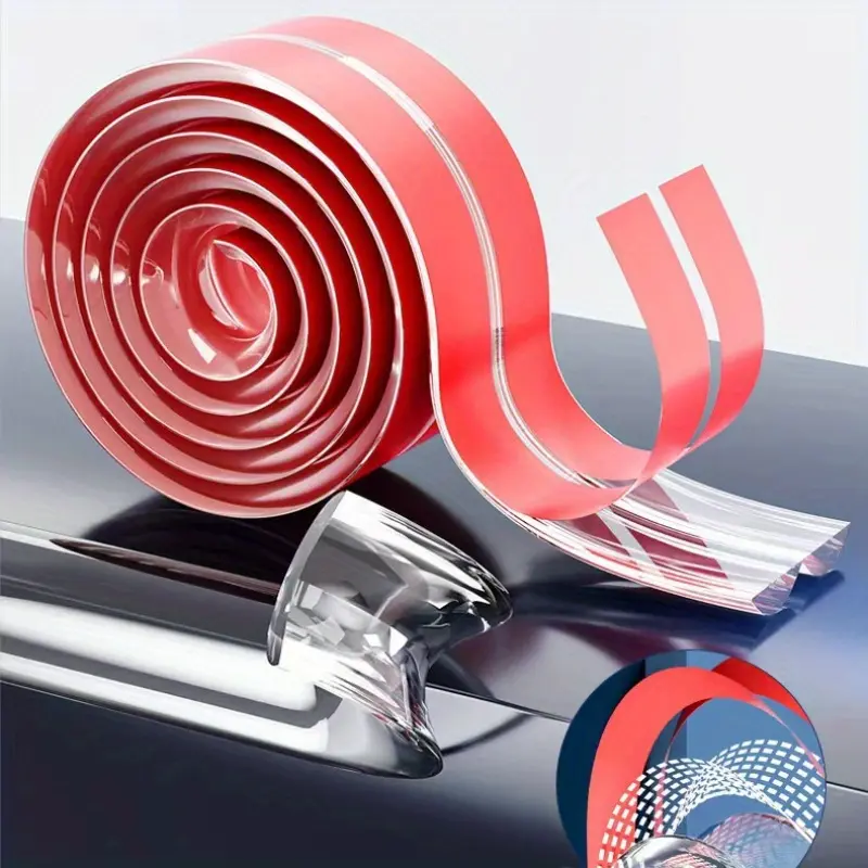 Edge protection strip - transparent, soft corner protection strip with upgraded pre tape strong adhesive, suitable for edge protection strips of cabinets, tables, and drawers