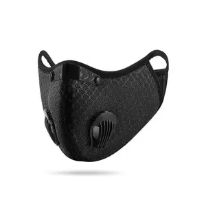 Black Filter Respirator 5 Layer Netted Face Mask Black Filter Respirator 5 Layer Netted Face Mask