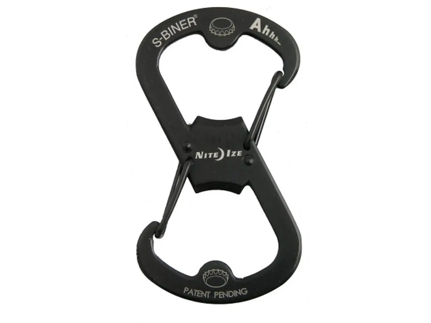Nite Ize S-Biner Keyring & Bottle Opener SBO-03-01, Stainless, Steel