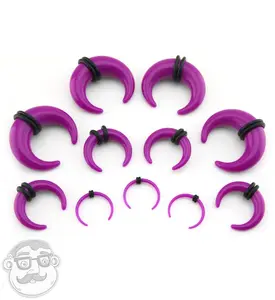 Acrylic Purple Pincher Plugs