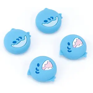 Z-RGP13  Cute Silicone Joy Con Thumb Grip Caps, Joystick Cover Compatible with Switch/OLED/Switch Lite,4PCS - Little Shark