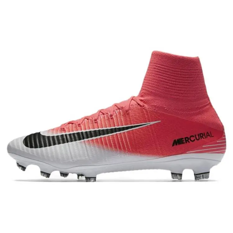 Nike Mercurial SuperFly 5 FG Racer Pink' Durable Non-slip Soccer Cleats Men's 831940-601