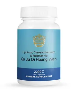 Lycium, Chrysanthemum & Rehmannia Capsules | Qi Ju Di Huang Wan | Daily Wellness & Eye Support | 2×100 Capsules | SKU 2290C