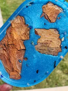 Wood and Resin Trinket Tray