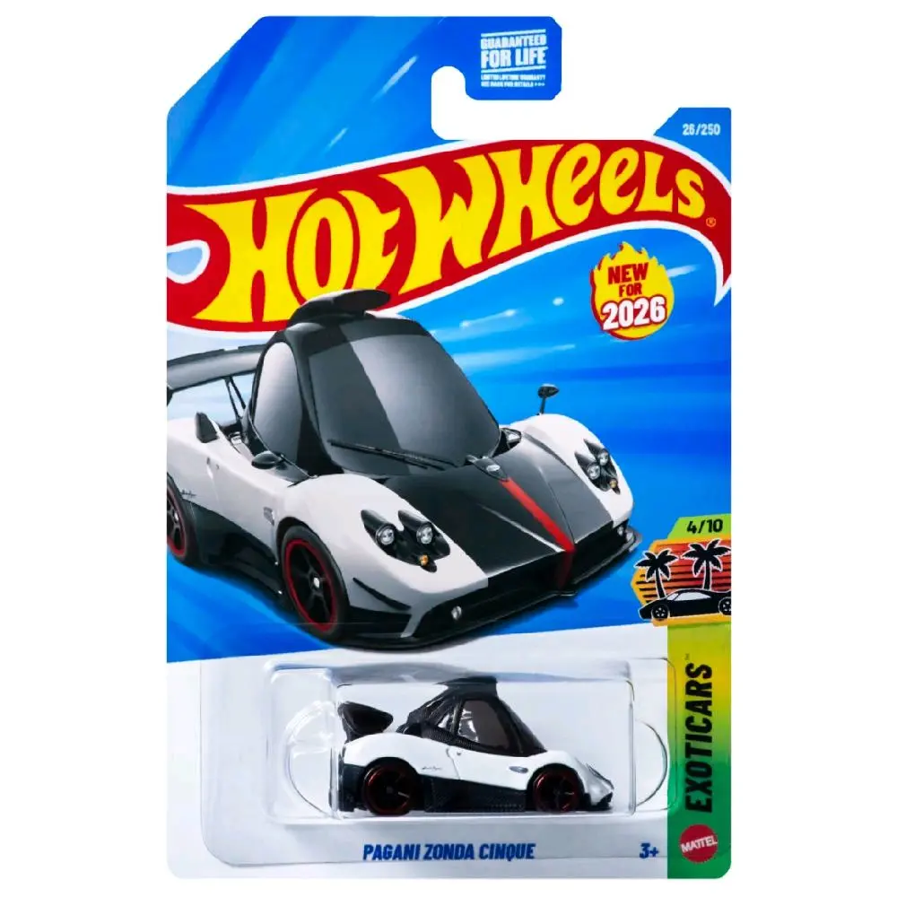 Hot Wheels Pagani Zonda Cinque #26 2026 Mainline Diecast Toy Model Car, Iconic Design Exotic Car Collectible for Fans, Collectibles, Diecast Toys, Model Cars