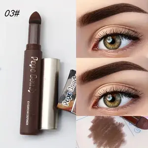 Sponge head eyebrow dye, three-dimensional eyebrow dye, waterproof, non smudging, natural and easy to color, versatile for daily makeup, high-end black coffee brown eyebrow dye