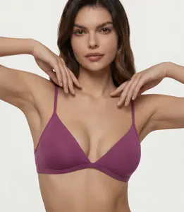 Women's Microfiber Bralette | Wireless, Buttery Soft, No Underwire Everyday Comfort Bra