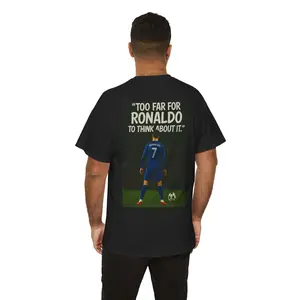 Cristiano Ronaldo CR7 Quote Tee – Iconic Soccer Fan T-Shirt for Football Lovers