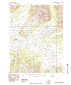 Ambler River A 2 Alaska USGS Topographic Quadrangle Map, 1985, 1:63360