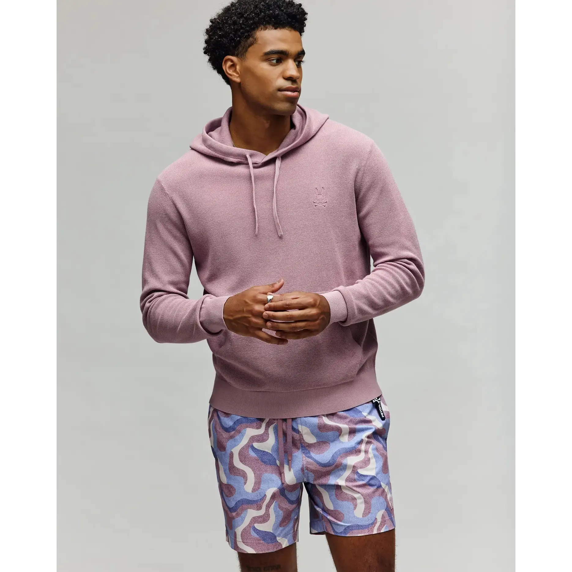 MENS BANKS KNIT HOODIE - MT0400114