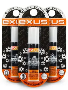 Exus Odor Eliminator & Air Freshener 3 Pack Effective Odor Control Solution