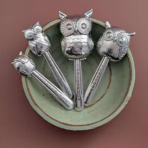 Pewter Owl Measuring Spoons