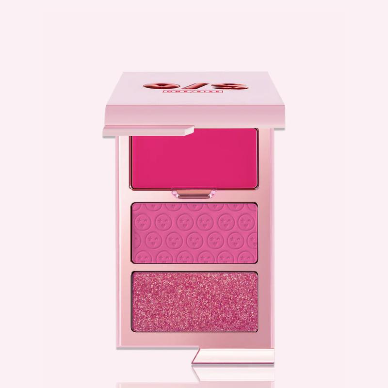 ONE/SIZE Cheek Clapper 3D Blush Trio Palette - Multi-Formula, Pigmented  Blush Trio | Cream, Powder & Blush Highlighter for Ultra-Intense Color & Radiant Cheeks