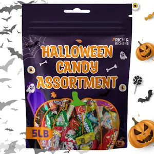 Rich & Richers Halloween Candy Mix 5 lb Bulk Trick-or-Treat Party Bag with Skittles Airheads Jolly Ranchers & More Spooky Variety for Halloween Parties Snack Sweet Treats