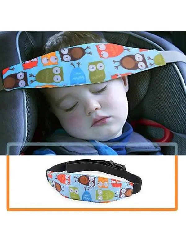 Support for   Seat -  Band Strap Headrest for Sleeping Traveling for