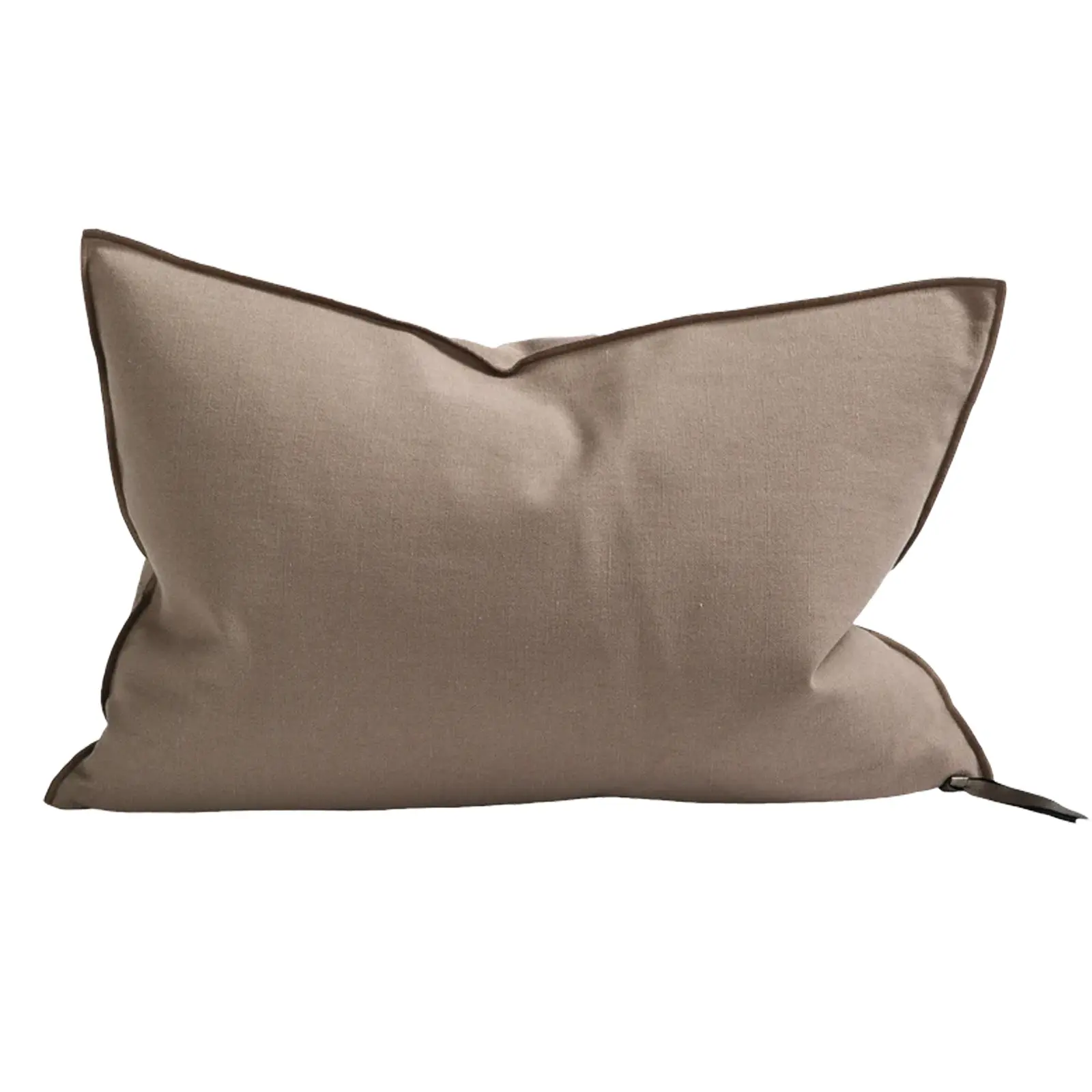 Canvas Metis Upcycled Pillow 40x60 in Nude, from Maison de Vacances