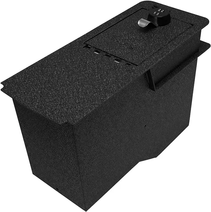 Center Console Safe Vault - KEREN Console Gun Safe Box Compatible with Honda CR-V 2017-2022, 4-Digit Combination Lock