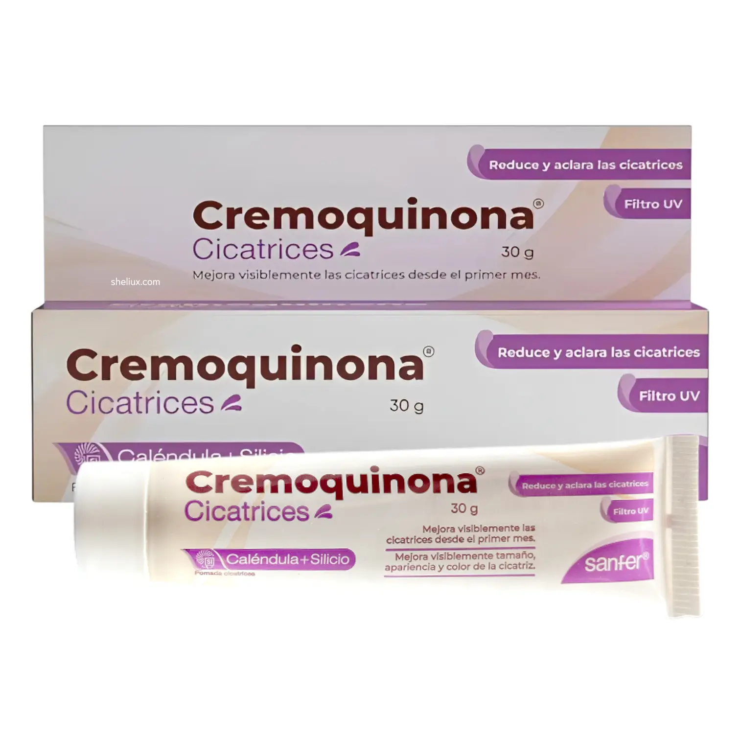 Cremoquinona Cream – Calendula + Silicon – 30g (cicatrices)