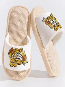 "Rags 2 Riches" Inspirational Dollar Street Slippers Cloud-Feeling American Trend Style Indoor Outdoor Striver Must-Have