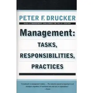 USED-Management: Tasks, Responsibilities, Practices by Drucker, Peter F. (Paperback)