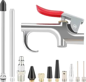 Air blow  Kit, 2 count Air Flow Extensions, 4 count Nozzle Tip, 13 count Air Compressor Accessories Kit