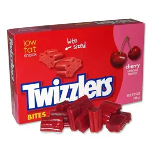 Twizzlers Licorice Cherry Bites Theater Box: 12-Piece Display Twizzlers Licorice Cherry Bites Theater Box: 12-Piece Display